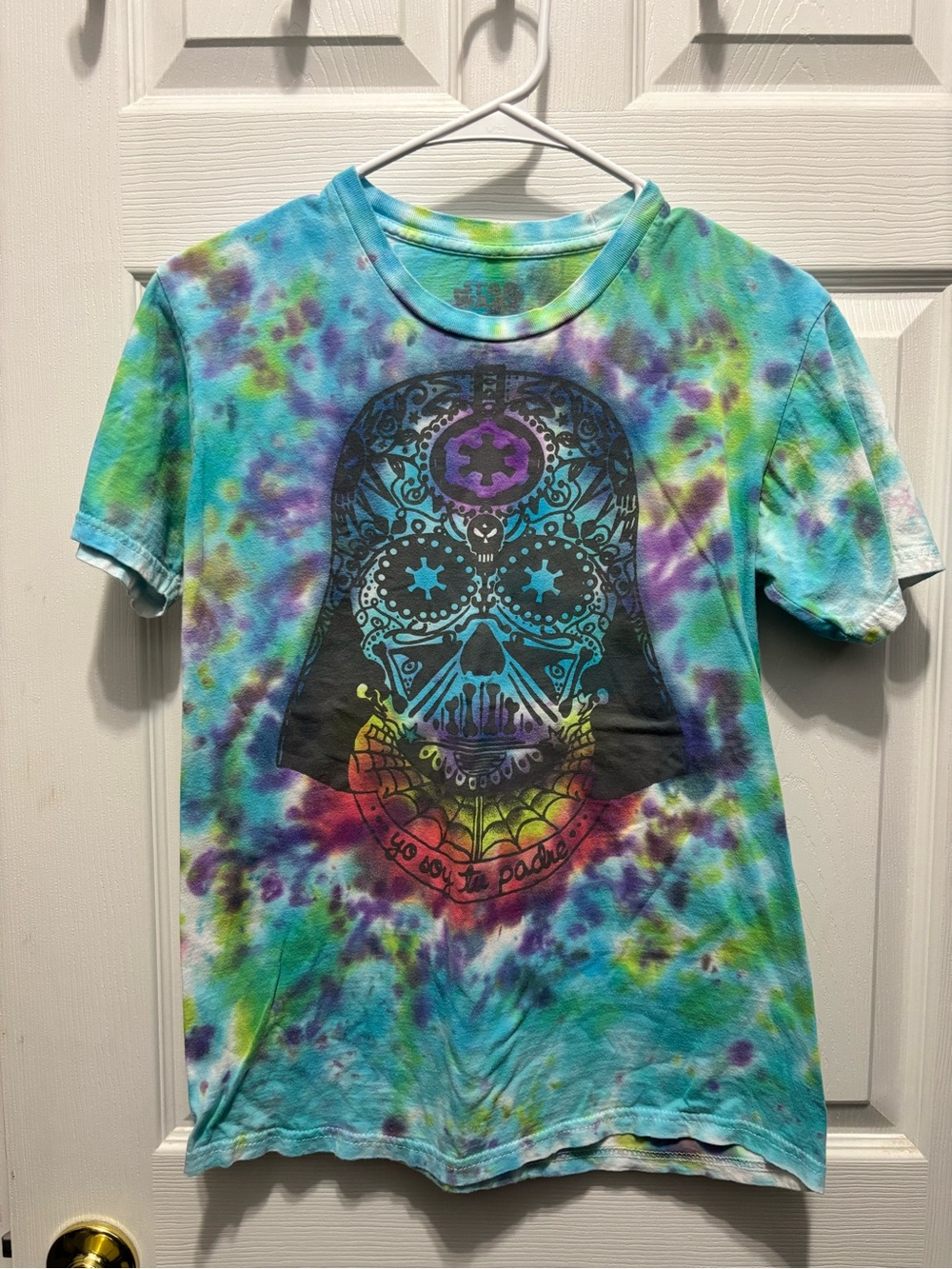 Yo soy tu padre Tie dyed Darth Vader Tee